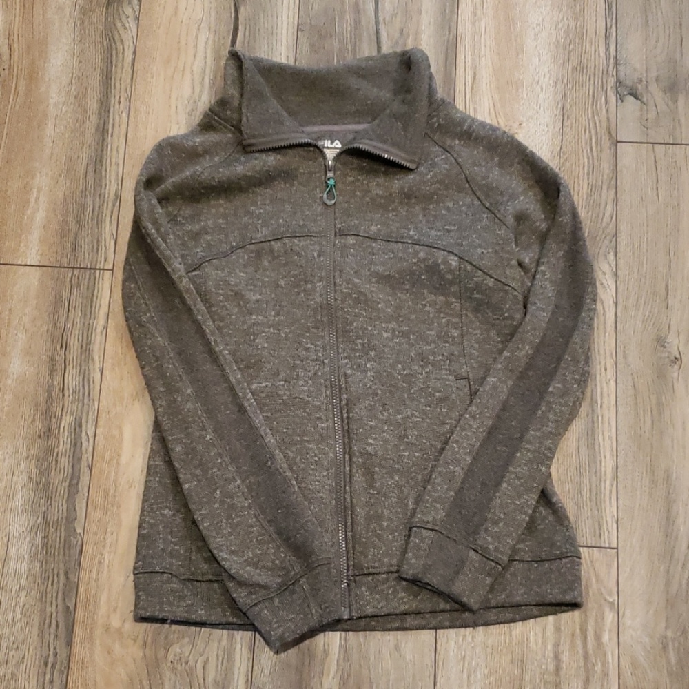 Grey Zip Up Jacket